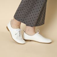 TRAD+/撥水ソフトレザーレースアップシューズ